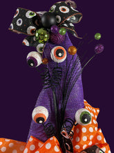 Load image into Gallery viewer, Spooky Eyes Witch Hat Wreath