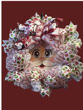 Load image into Gallery viewer, Santa Christmas Wreath