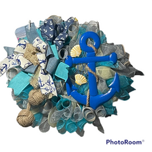 Load image into Gallery viewer, Beach Anchor Wreath