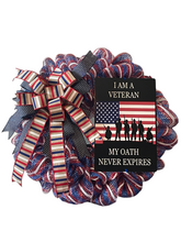 Load image into Gallery viewer, I am a Veteran Wreath