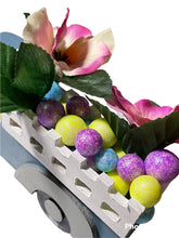 Load image into Gallery viewer, Wood Truck with Easter Eggs