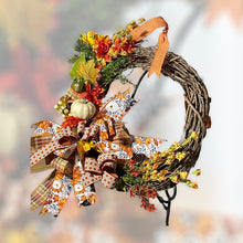 Load image into Gallery viewer, Fall Floral Grapevine Wreath