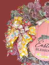Load image into Gallery viewer, Pink Easter Blessings Wreath, Easter Wreath, Easter Decor