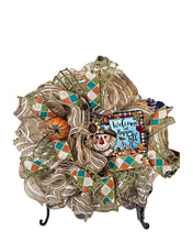 Load image into Gallery viewer, Welcome Fall Wreath