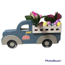 Load image into Gallery viewer, Wood Truck with Easter Eggs