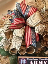Load image into Gallery viewer, Army National Guard Wreath Military Wreath Patriotic