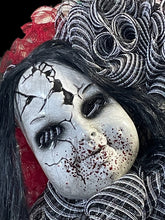 Load image into Gallery viewer, Terror Tot Mask Halloween Wreath
