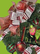 Load image into Gallery viewer, Deck The Halls Christmas Wreath Christmas Decor Ornament Decor