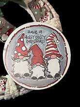 Load image into Gallery viewer, Have A Holly Jolly Christmas Gnome Wreath
