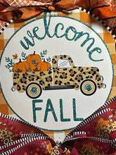 Load image into Gallery viewer, Welcome Fall Wreath