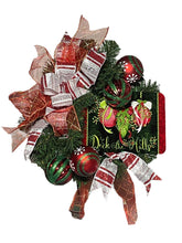 Load image into Gallery viewer, Deck The Halls Christmas Wreath Christmas Decor Ornament Decor
