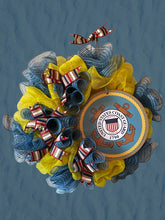 Load image into Gallery viewer, US Coast Guard Wreath Military Wreath Patriotic