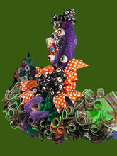 Load image into Gallery viewer, Spooky Eyes Witch Hat Wreath