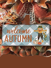 Load image into Gallery viewer, Welcome Autumn Wreath, Fall Wreath