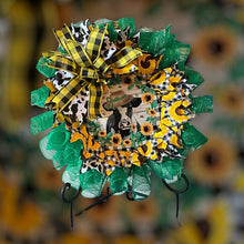 Load image into Gallery viewer, Bessie Cow Wreath Home Decor Farm House Decor