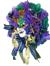 Load image into Gallery viewer, Mardi Gras Wreath, Mardi Gras Decor, Fat Tuesday