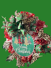 Load image into Gallery viewer, Merry Christmas Wreath Christmas Decor
