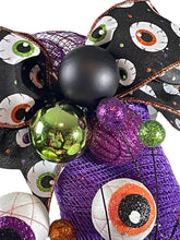 Load image into Gallery viewer, Spooky Eyes Witch Hat Wreath