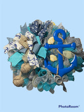 Load image into Gallery viewer, Beach Anchor Wreath