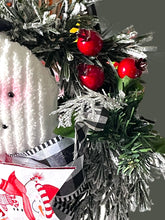 Load image into Gallery viewer, Snowman Wreath Winter Wreath Christmas Decor