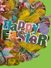 Load image into Gallery viewer, Happy Easter Wreath, Easter Decor