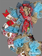 Load image into Gallery viewer, Cowboy Wreath, Rodeo Wreath