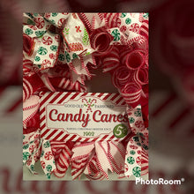 Load image into Gallery viewer, Candy Cane Christmas Wreath