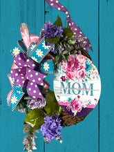 Load image into Gallery viewer, Mom My Super Hero Wreath, Mother’s Day Gift, Mom Gift