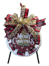 Load image into Gallery viewer, Merry Christmas Wreath