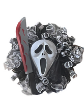 Load image into Gallery viewer, Halloween Scream Wreath Halloween Decor