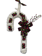 Load image into Gallery viewer, Christmas Polka Dots Candy Cane Door Hanger