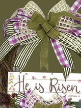 Load image into Gallery viewer, He Is Risen! Grapevine Wreath, Easter Wreath
