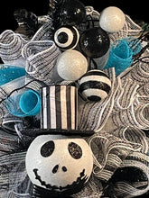 Load image into Gallery viewer, Black and White Christmas Halloween Swag