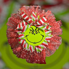 Load image into Gallery viewer, Christmas Wreath Red Tulle