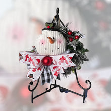 Load image into Gallery viewer, Snowman Wreath Winter Wreath Christmas Decor