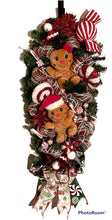 Load image into Gallery viewer, GingerBread Girl and Boy Candy Christmas Swag