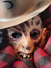 Load image into Gallery viewer, Krueger Mask Halloween Wreath
