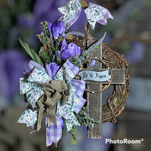 Load image into Gallery viewer, He Is Risen Cross Wreath