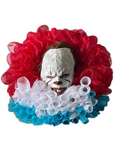 Load image into Gallery viewer, Clown Horror Wreath, Halloween Decor, Scary Halloween