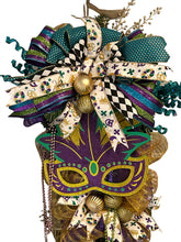 Load image into Gallery viewer, Mardi Gras Swag, Mardi Gras Decor