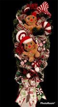Load image into Gallery viewer, GingerBread Girl and Boy Candy Christmas Swag