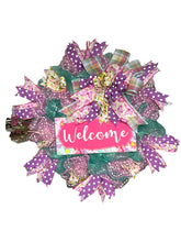 Load image into Gallery viewer, Welcome Wreath Everyday Wreath Home Decor
