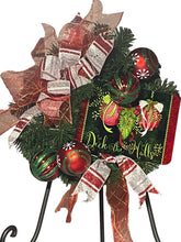 Load image into Gallery viewer, Deck The Halls Christmas Wreath Christmas Decor Ornament Decor