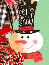 Load image into Gallery viewer, Let It Snow Christmas Wreath  Christmas Decor