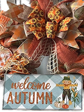 Load image into Gallery viewer, Welcome Autumn Wreath, Fall Wreath