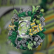Load image into Gallery viewer, Beetle Juice Halloween Wreath