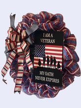 Load image into Gallery viewer, I am a Veteran Wreath