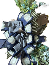 Load image into Gallery viewer, Fall Pumpkin Grapevine Wreath, Autumn Decor, Fall Wreath