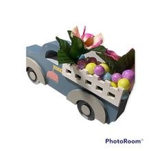 Load image into Gallery viewer, Wood Truck with Easter Eggs