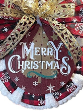 Load image into Gallery viewer, Merry Christmas Wreath